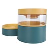 Pet Double Bowl Water Dispenser 1L Neck Protection Anti Tip
