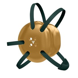 Great Call Athletics Wrestling Classic Headgear Earguard Adult Grappling Head Gear | Adjustable Ear Guards Dark Green Straps (Vegas Gold w/ Dark Green Straps)