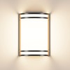 Aipsun Modern Wall Sconces Hardwired Indoor 15W LED Dimmable 3000K