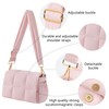 NAARIIAN Crossbody Bag for Women Quilted Puffer Purse Fashion Lightweight