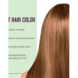 Blonde Hair Dye Shampoo, Hair Color Shampoo for Women Men, Coconut Dye Shampoo, Long Lasting Brown Hair Dye, Colors in Minutes, Champu Para Pintar el Cabello, Easy to Use