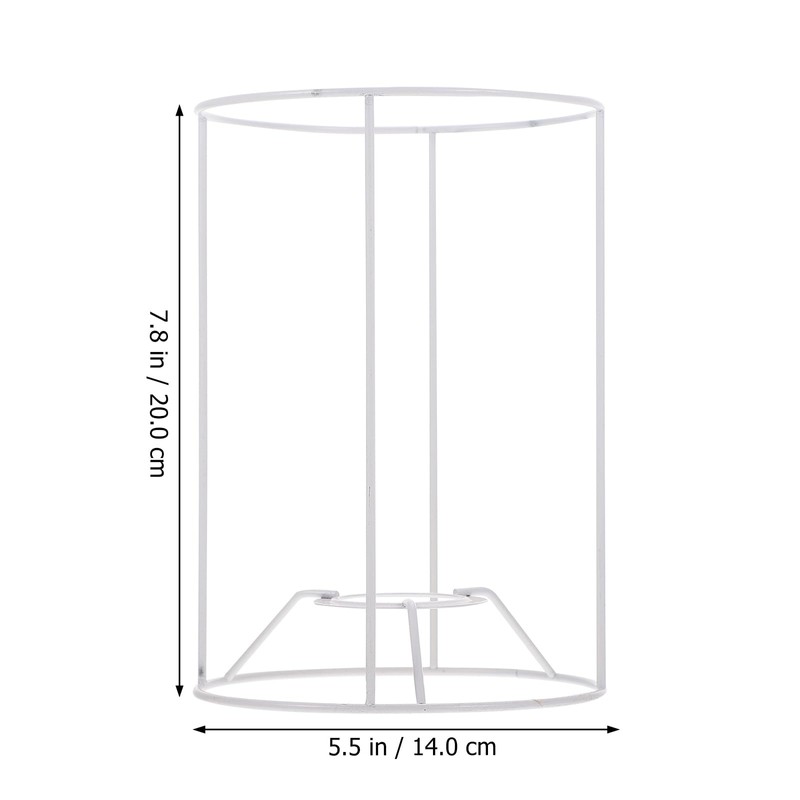 1pc Shade Holder E27 Bracket Frame Cylindrical Iron