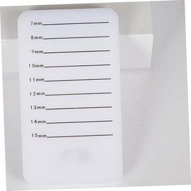 MERRYHAPY 2-in-1 Eyelash Platform Glue Pallet Acrylic Lash Extension Tray Organized Lash Glue Board for Use