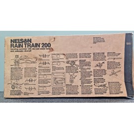Nelson Rain Train 200 Metal Traveling Sprinkler Heavy Cast Iron Body Automatic