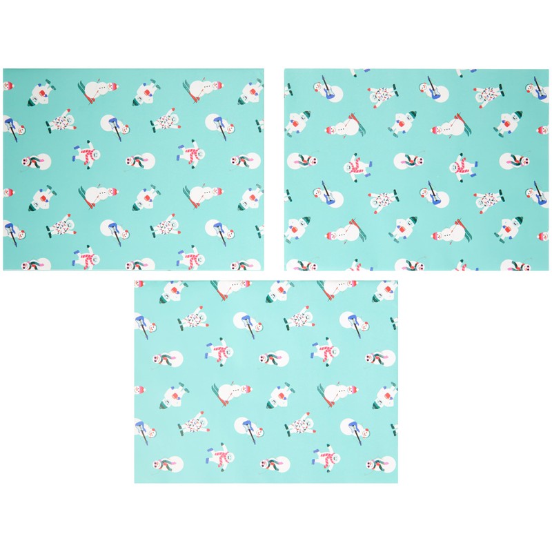 The Gift Wrap Company 58-191633 Yeti On Ice Holiday Flat
