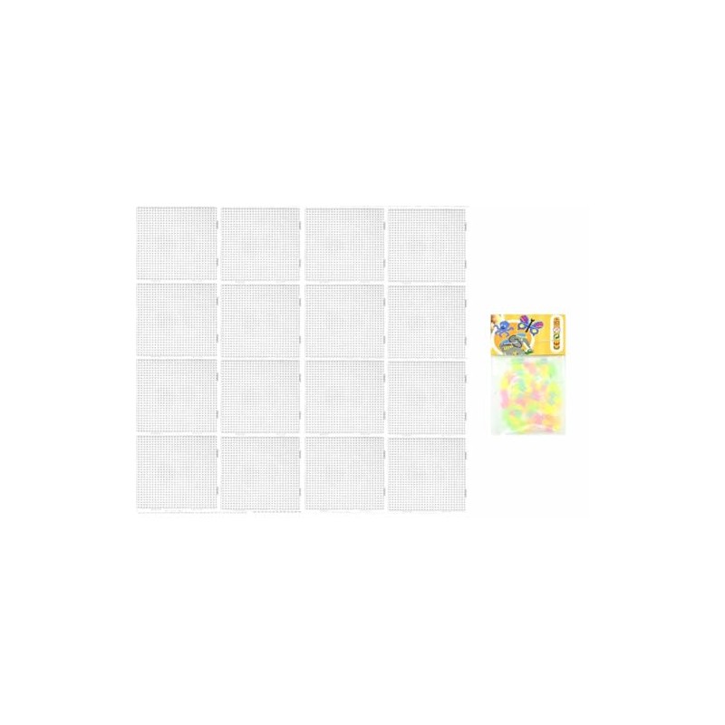 Hama Midi Pegboards for Iron-On Beads - Square, 14.5 cm,