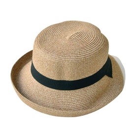 Edge City Women's Machine Washable Visor Hat, Hat, Foldable, UV Wide, Large Size, Summer, mixed beige (71)