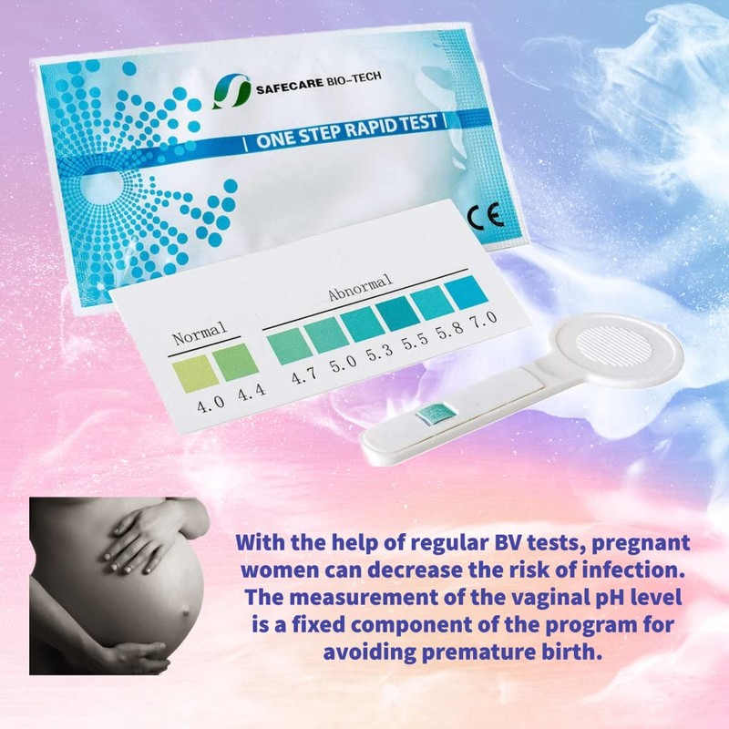 One Step Thrush & Bacterial Vaginosis (BV) pH Rapid Test