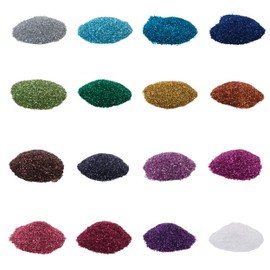 Sulyn Sparkling Glitter Sample Pack, Non-Toxic Variety Pack, 16 Assorted Classic Colors, 1.12 ounces, SUL6651