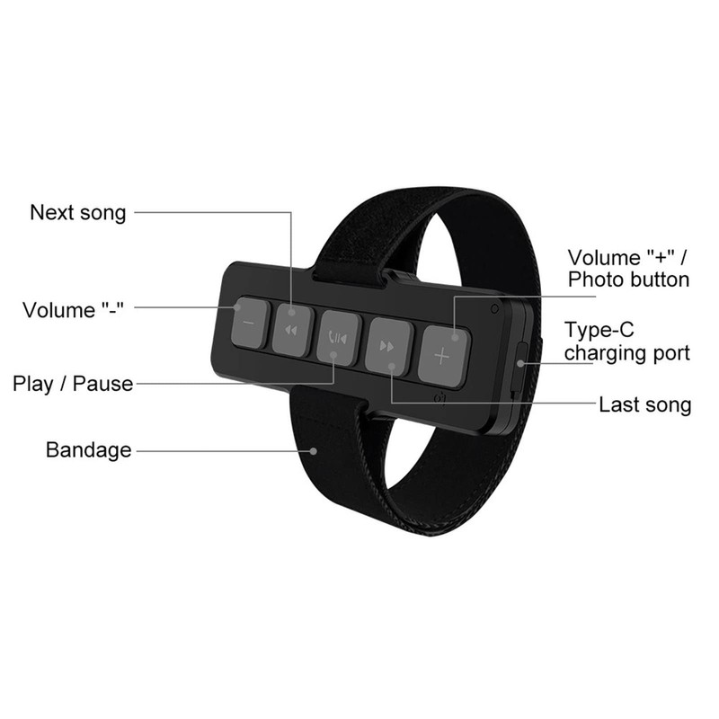 Bluetooth 5.0 Car Bluetooth Controller Bluetooth Media Button for Android