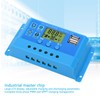 Solar Panel Controller, Blue Parameter Adjustable LCD Display PWM MPPT