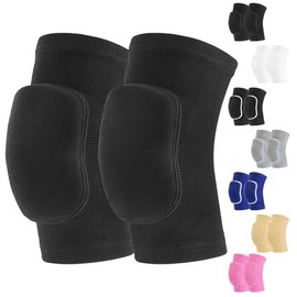 HISFFOG Volleyball Knee Pads for Dancers, Soft Breathable Knee Pads for Men Women Youth Girls Kids Knees Protective, Knee Braces for Volleyball Footba