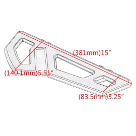 Unbranded US Driver Floorboard Footboard For Harley Touring Electra Street Glide Road King