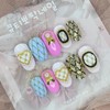 Luxury Embo Handmade Nail Tips - Almond M / 럭셔리