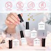 RARJSM Icy Jelly Gel Nail Polish Set of 6 Translucent