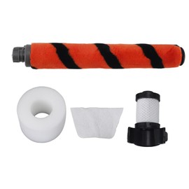 Vacuum Cleaner Foam Felt Filters with Roller Brush Foam Felt Filter Brush Roll Replacement Kit for Shark IF100 HV390 IF200 IC205