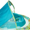SwimWays Infant Baby Spring Float with Adjustable Sun Canopy -