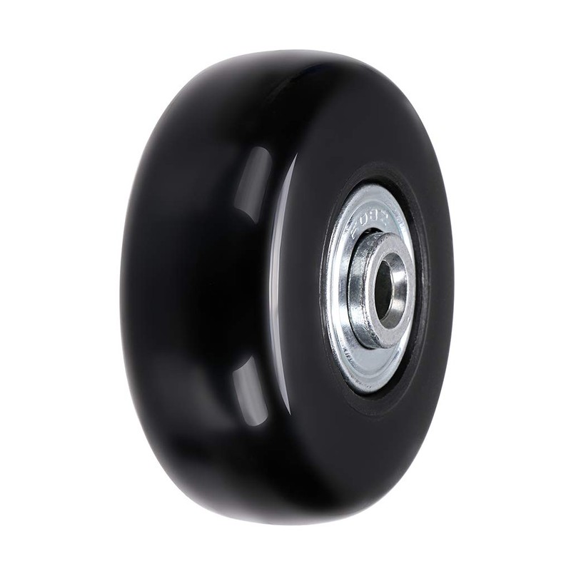 SUMNACON 4pcs 45x18mm Luggage Suitcase Replacement Wheels Rubber Castors Bearings