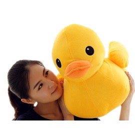 Bansusu 50CM Plush Yellow Duck Soft Stuffed Animal Toy Sofa Decoration for Kids Birthday