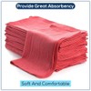 Simpli-Magic Cotton Shop Towels, Commercial Grade, Red, 145 Pack, Size: