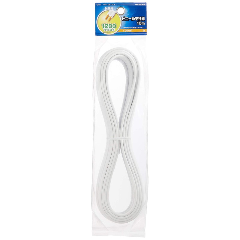 Ohm Wire for Vinyl Parallel Wire White 10 m 1200