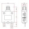 1pc KUOYUH 98 Series 125/250VAC 32VDC 50/60Hz Push Button Manual