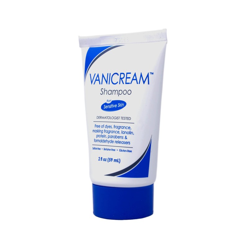 Vanicream Shampoo and Conditioner, 2 Ounce Travel Size Combo Set