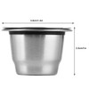 Stainless Steel Reusable Coffee Capsule Shell Coffee Filter Fit for
