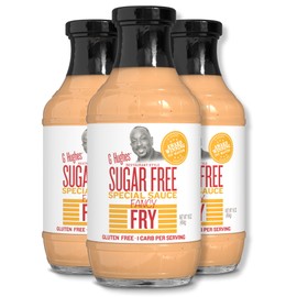 G Hughes Sugar Free, Fancy Fry Special Sauce - Sugar Free Burger Sauce, Fry Sauce for French Fries, Gluten Free Secret Sauce, Keto Dipping Sauces, Gluten Free Sauces - 16 Oz (3-Pack)