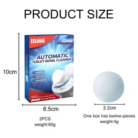 WC Reiniger Extra Stark,Toiletten Sauberkeit Tabletten,Toilettenreiniger Tabs,WC Reiniger Tabs,WC Tabs Spülkasten Extra Starker Entkalker,WC-Reiniger mit Bleichmittel,24 Stück