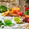 Set of 4 Glass Measuring Cups - Kitchen Mixing Bowl,