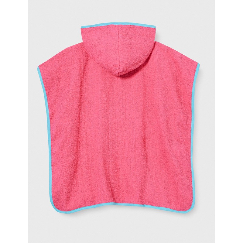 Playshoes Unisex Children's Terry Towelling Poncho Bathrobe Towel, flamingo