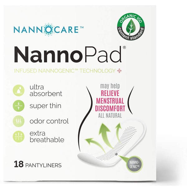 NannoPad Organic Pantyliners - Organic Cotton Pads - Thin Period Pads – Nannocare Feminine Hygiene Products