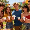 GGOLDMER 400 Count 4.5 oz Paper Snow Cone Cups, Paper