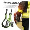 Mobestech Firefighter Glove Clips 2 Pack Reflective Straps Heavy Duty