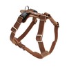 HUNTER AALBORG Dog Harness, Leather, M-L/1, Cognac
