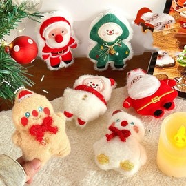 Cute Boucle Character Christmas Doll Charm for Girls' Bags LF1343 Free Size/16 15ea