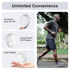 Byroncare Pulse Oximeter, O2 Pulse Oximeter Fingertip and Oxygen Monitor Fingertip, Oximeter Finger Meter With Blood Oxygen Monitor and Oxygen Sensor For Adults.