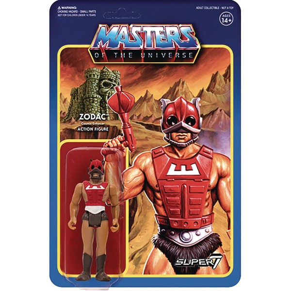 Super 7 Masters of The Universe Reaction Figures Wave 3: Zodac Action Figure