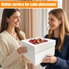 XLKIB XLKIB 8 Pack Cake boxes 12 inch12x12x8 inch Cake