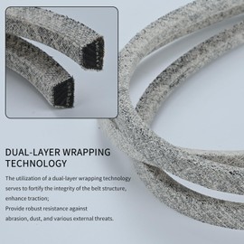 1/2 x 140 Inch Replace for Toro 110-6892 Ariens Gravely 07200107 50 Inch Lawn Mower Deck Belt Kevlar Lawn Mower Belt Compatible with Toro TimeCutter Z5000, Z5020, Z5030, Z5035, Z5040 Z5060 (110-6892)