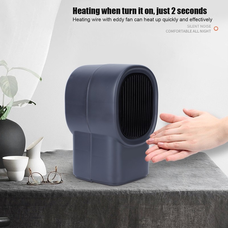 500W Mini Portable Desktop Electric Fan Heater Warm Air Blower