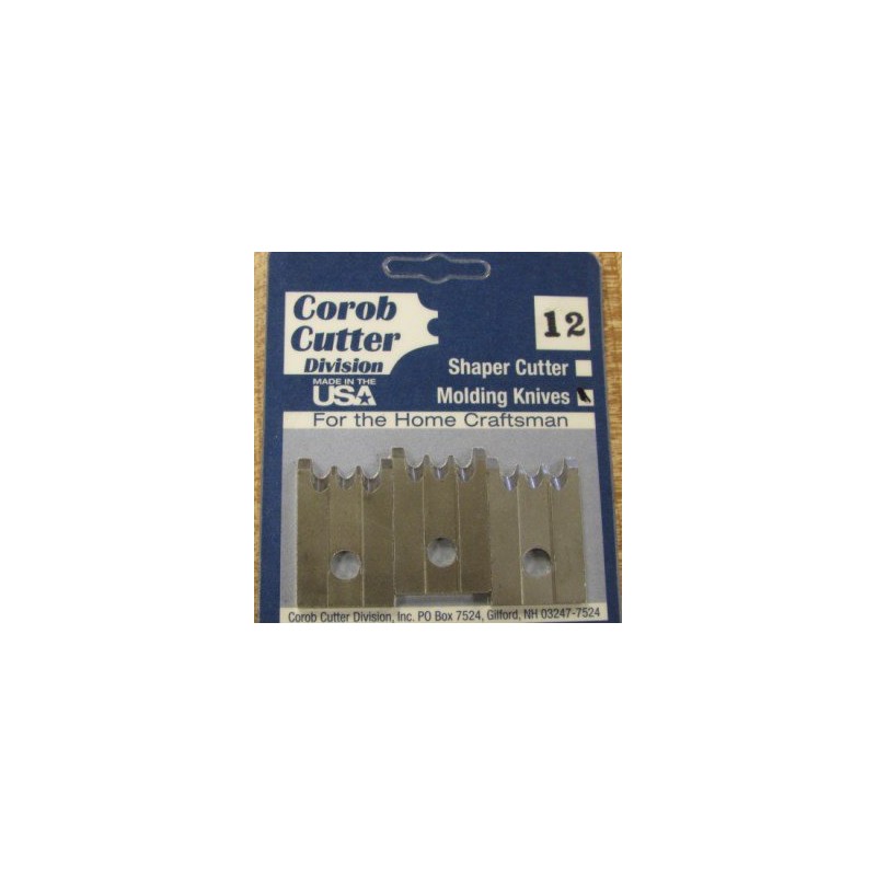 Corob Molding Knife: #12 3 Bead Edge