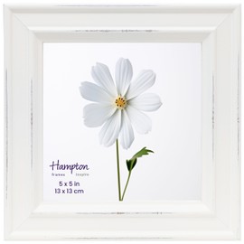 inspire By Hampton PALOMA 5x5 (13x13cm) White Square Picture Photo Frame Glass IBH-PAL301955W
