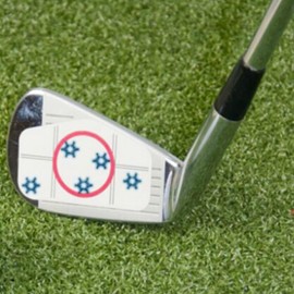 Wallfire Golf Driver Impact Tape, Self-Teaching Sweet Spot Analysis Golf Club Target Label Record Ball Contact Points Sticker for Swing Analysis, 3 Sizes for Putters/Drivers