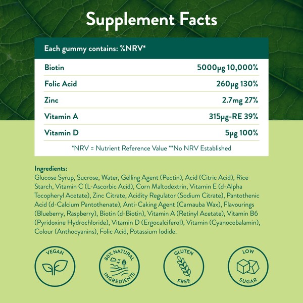 Holland & Barrett Holland & Barrett Vegan Biotin Hair Complex