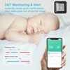 Temperature Humidity Monitor Wifi Portable Support for TUYA Hygrometer Thermometer