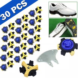 Unbranded 30x Soft Golf Shoe Spikes Replacement Cleat Fast Twist Tri-Lok For Footjoy Champ