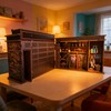 Gosikee Book Nook Kit LED Wooden Miniature Suit Shop, 3D