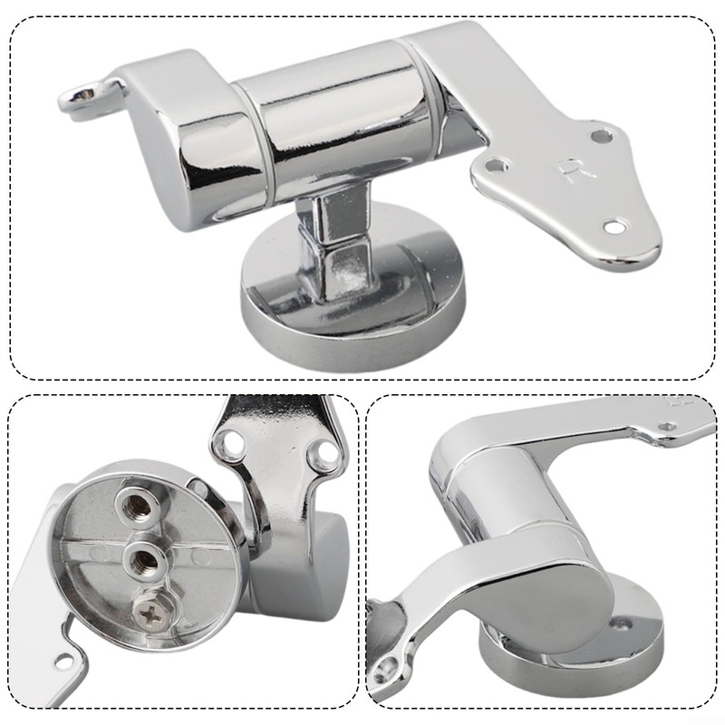Triangle Hinge for Toilet Lid Reliable Slow Fall Toilet Seat